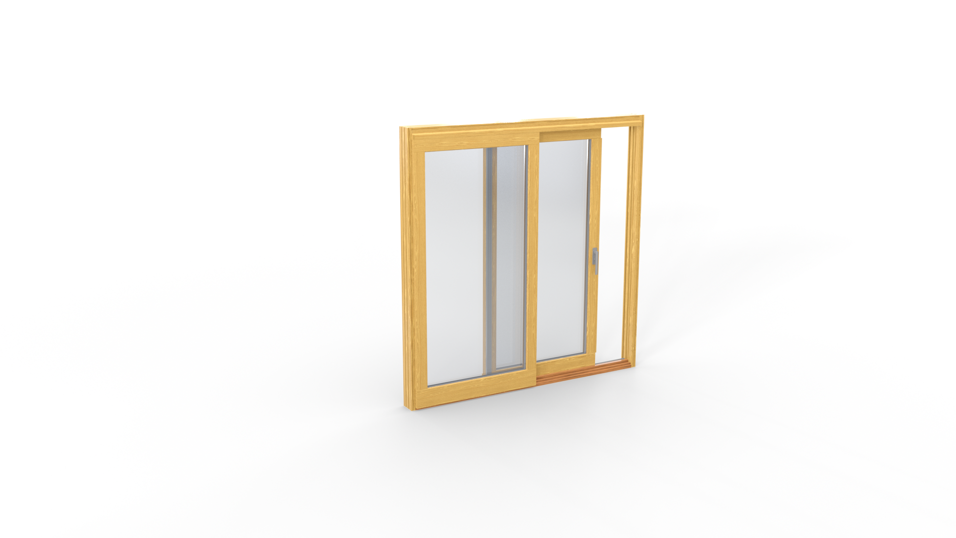 Tvåpanels skjutdörrar