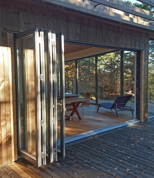 Folding doors