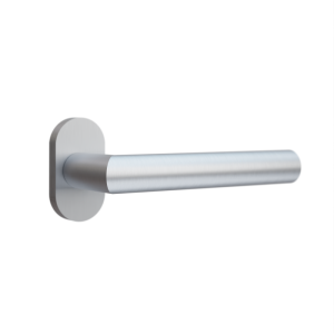 Premium steel oval lever handle