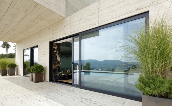 Aluminium sliding patio doors