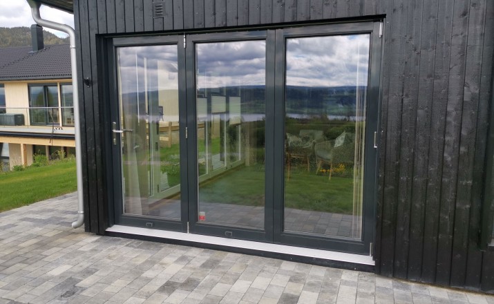 Aluminium Clad Bi-Folding Door