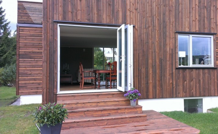 Aluminium Clad Bi-Folding Door