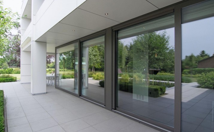 Aluminium sliding patio doors external custom made large tall