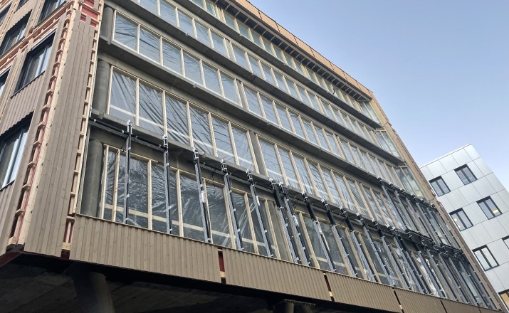 Aluminum Glass Facades for 'OCCI Lamell 4' Project in Oslo