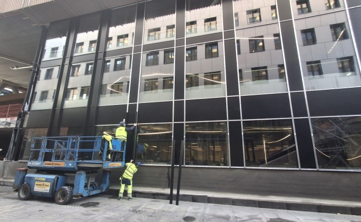 Aluminum Glass Facades for 'OCCI Lamell 4' Project in Oslo