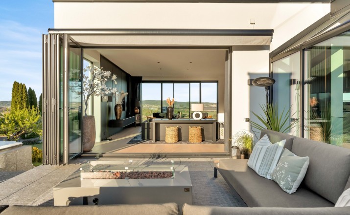 Aluminium Schüco Bi-Folding doors