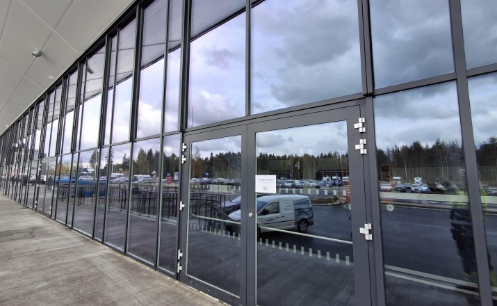 Fasadai Gardermoen kongresų salei